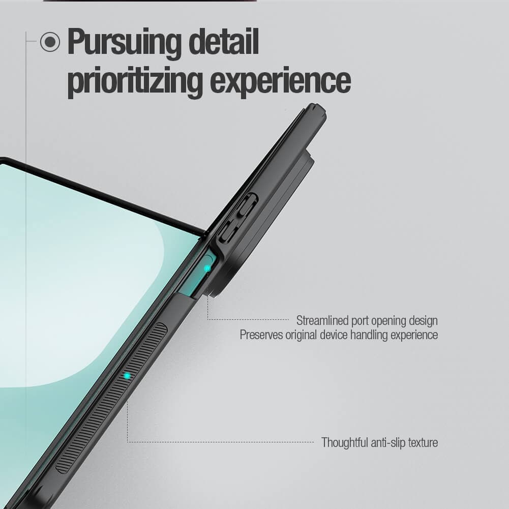 قاب نیلکین مدل Frosted fold گوشی سامسونگ Z Fold8 ultra — تصویر ۶
