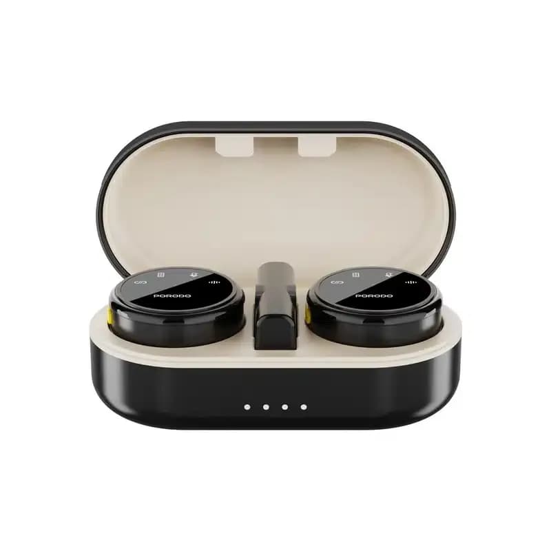 میکروفون بی سیم یقه ای پرودو مدل Lavalier PD-WMDMIC-BK — تصویر ۴