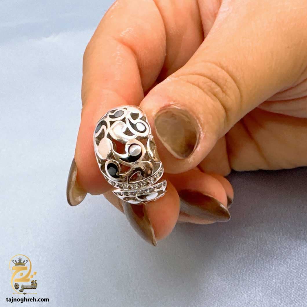 انگشتر نقره زنانه شیک مدل RSW F67 — تصویر ۳