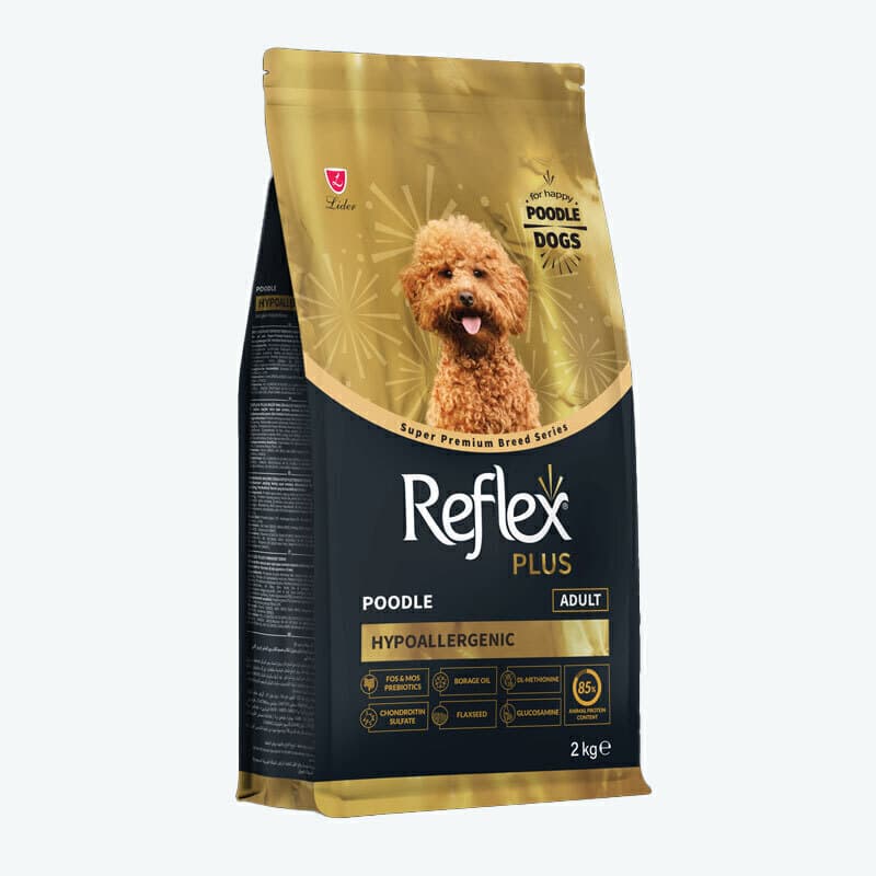 غذای خشک سگ بالغ نژاد پودل رفلکس پلاس Reflex Plus Adult Poodle وزن 2 کیلوگرم