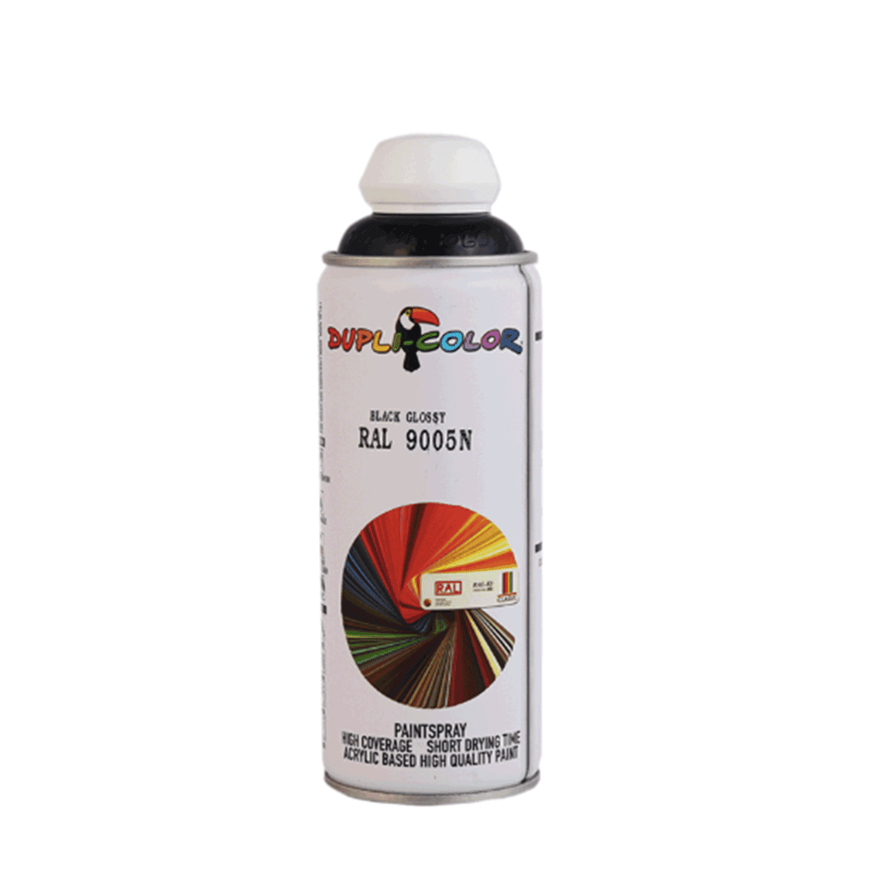 اسپری رنگ مشکی براق دوپلی کالر مدل Ral 9005N حجم 400 میلی لیتر