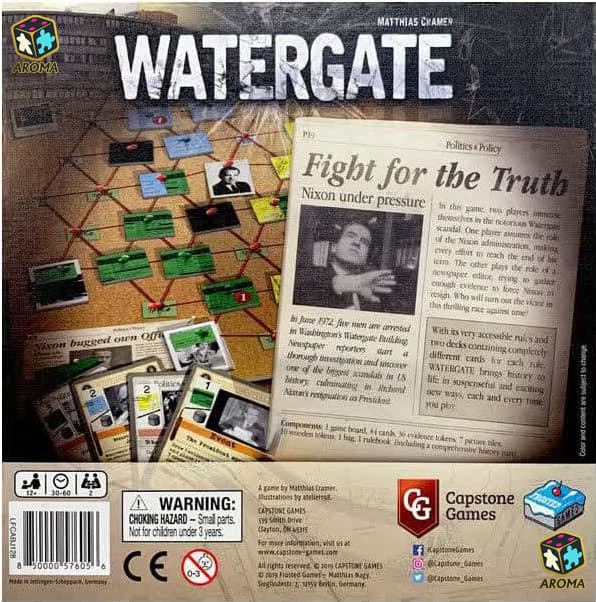 بازی فکری واترگیت Watergate — تصویر ۳