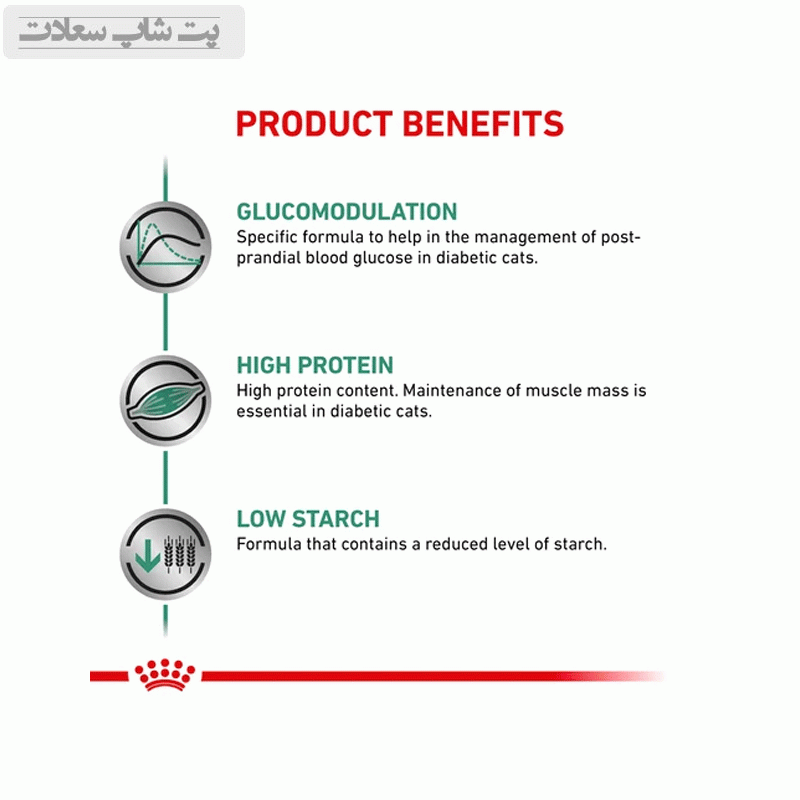 غذای خشک گربه دیابتیک رویال کنین Royal Canin Diabetic وزن 1.5 کیلوگرم — تصویر ۷