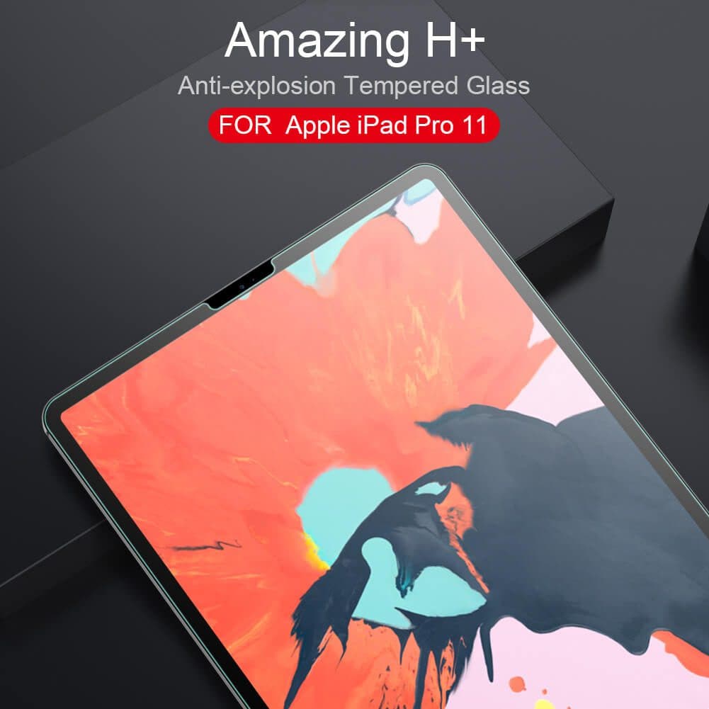 گلس نیلکین مدل H plus تبلت اپل ipad pro11 2018/2020/2021/2022 — تصویر ۹