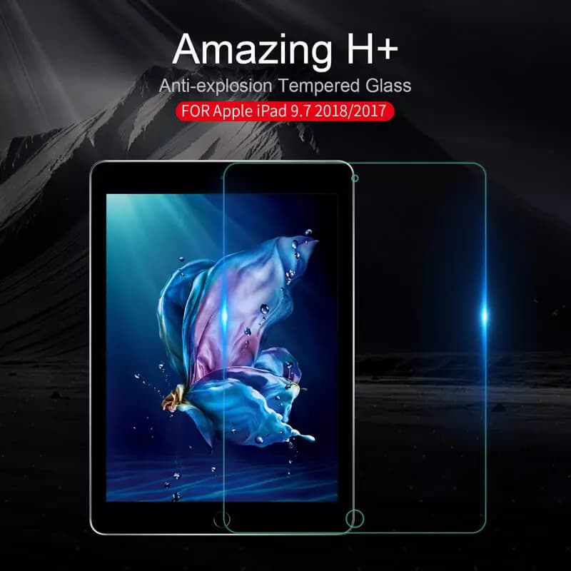 گلس نیلکین مدل H plus تبلت اپل ipad 9.7 2017/2018 — تصویر ۹