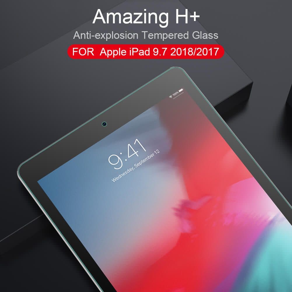 گلس نیلکین مدل H plus تبلت اپل ipad 9.7 2017/2018