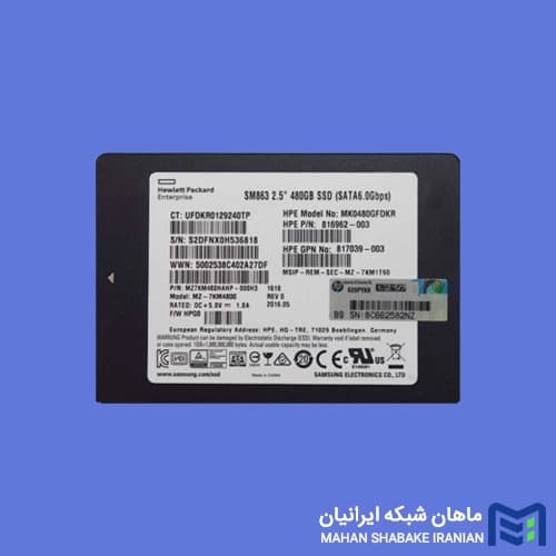 هارد سرور HP SSD 480 SATA 6G | 869378-B21 — تصویر ۵