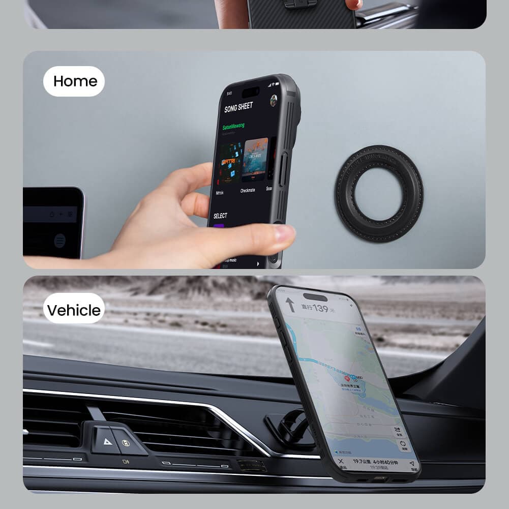 قاب نیلکین camshield prop درپوش باز مگنتیک گوشی آیفون 16pro max — تصویر ۵
