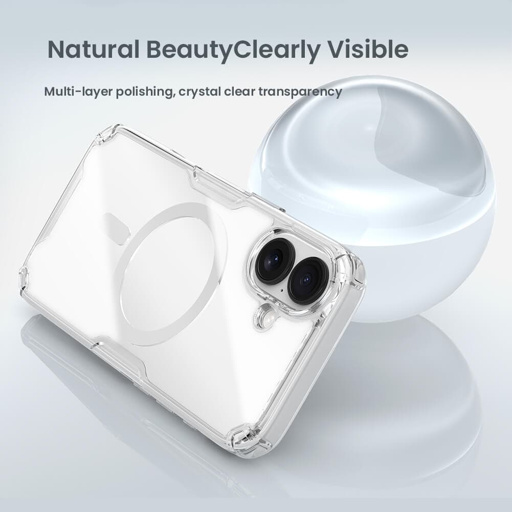 قاب نیلکین مدل nature TPU pro مگنتیک گوشی آیفون 17 — تصویر ۹