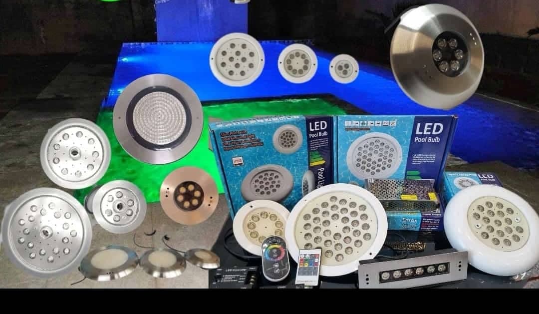 چراغ استخری روکار استیل 36 وات فول کالر برند LEDMAN — تصویر ۲