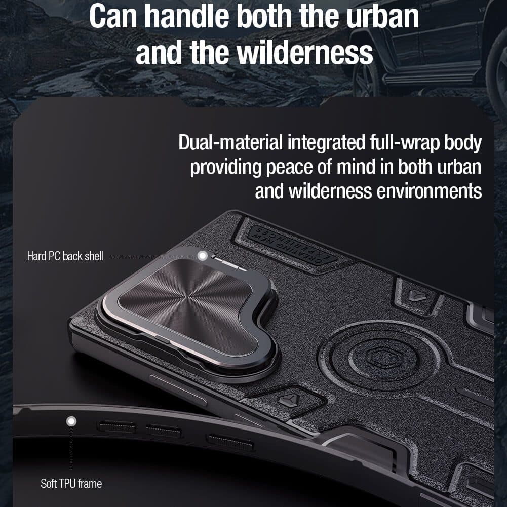 قاب ضد ضربه نیلکین مدل camshield armor prop مگنتیک سامسونگ S25 ultra — تصویر ۶