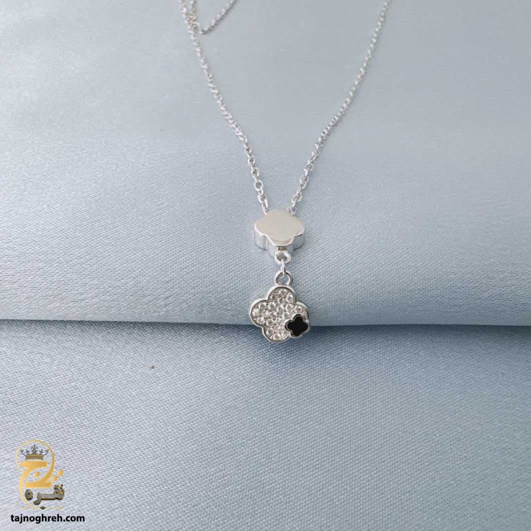 گردنبند نقره زنانه طرح ونکلیف جدید مدل ZSW Z70