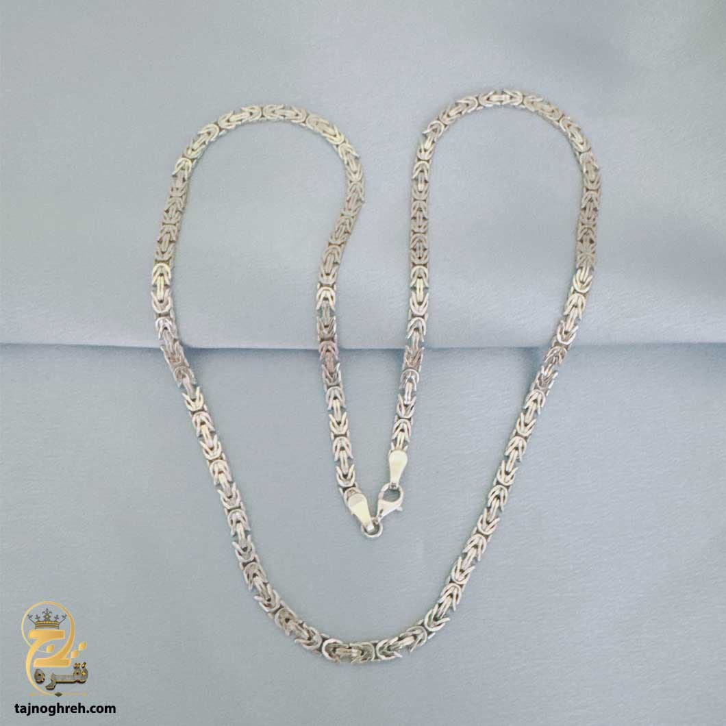زنجیر نقره مردانه کرال شنل مدل NSM N58 — تصویر ۲