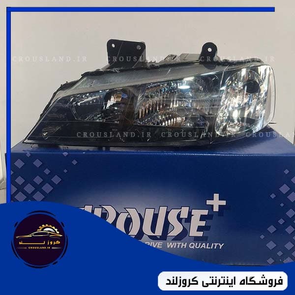 چراغ جلو پژو پارس برند کروز (داخل مشکی)