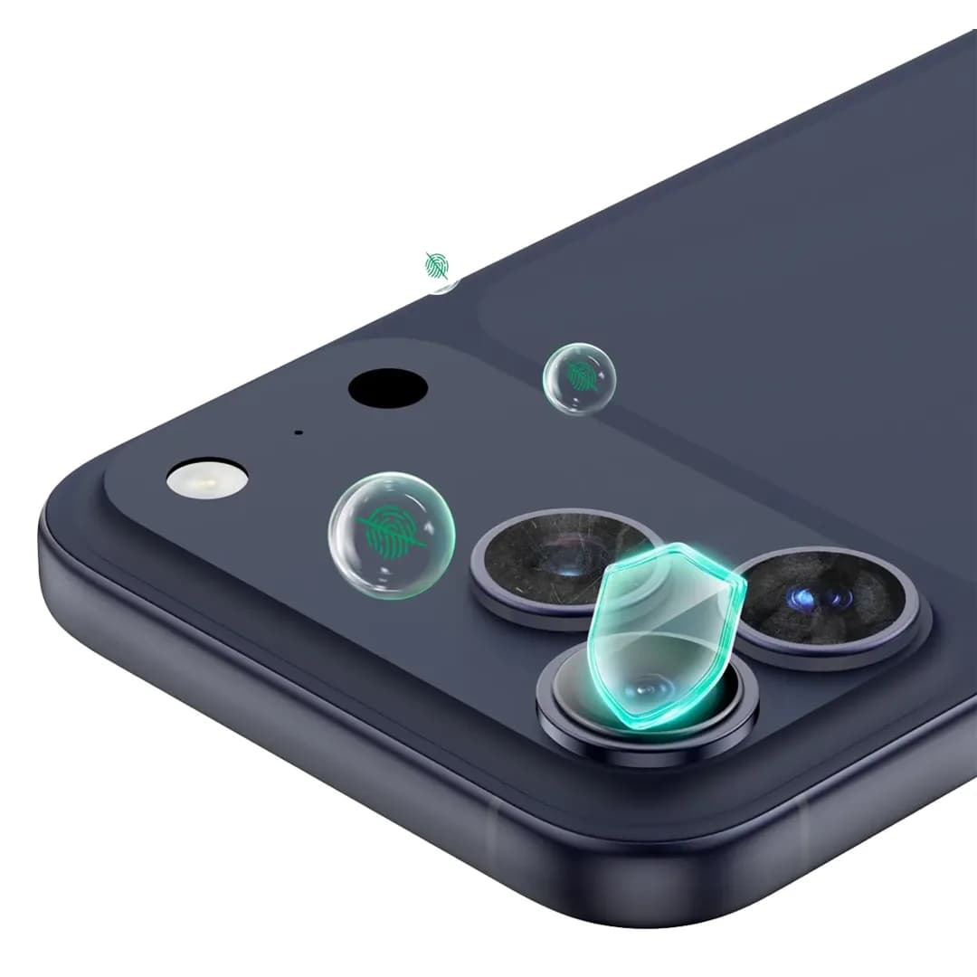 گلس لنز دوربین گیرین لاین گوشی آیفون 17 iphone — تصویر ۲