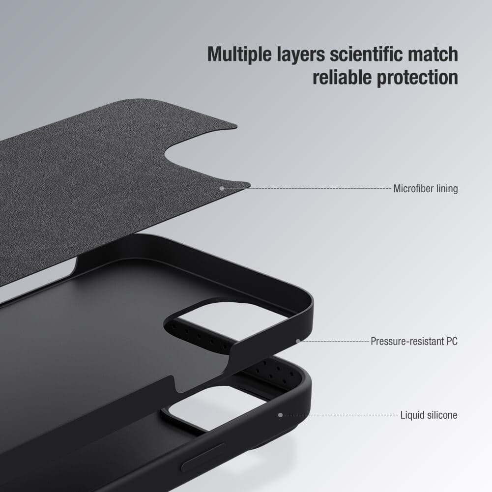 قاب نیلکین مدل camshield silicon گوشی آیفون 15pro — تصویر ۶