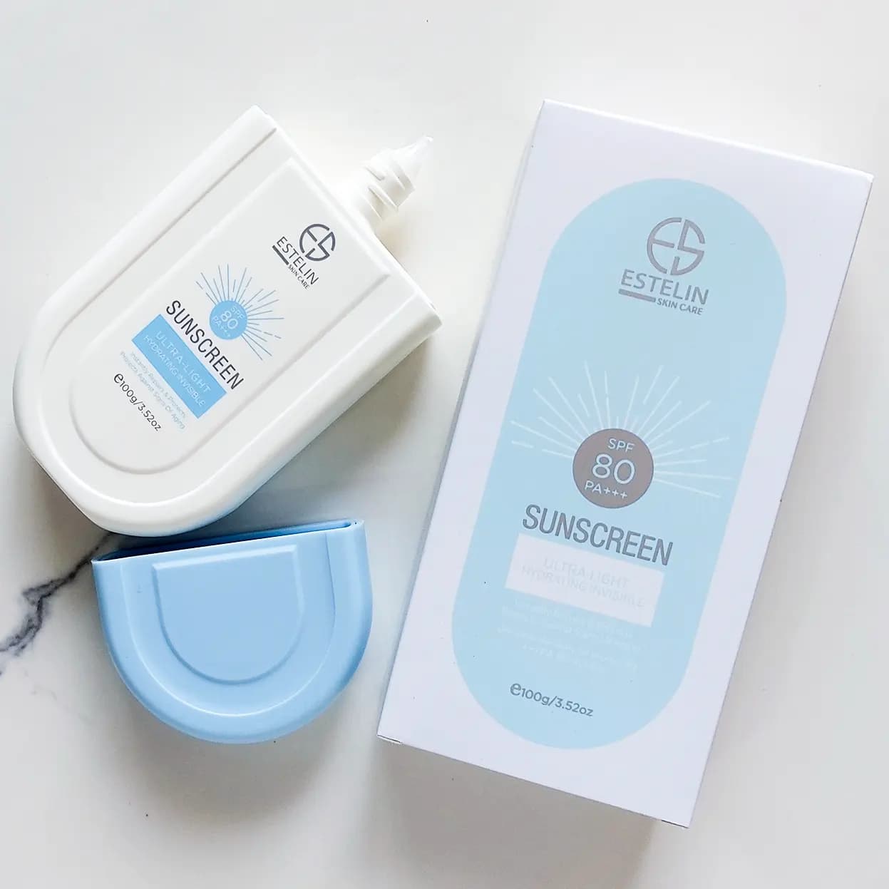 کرم ضد آفتاب استلین Estelin با SPF80 حجم 100ml — تصویر ۴