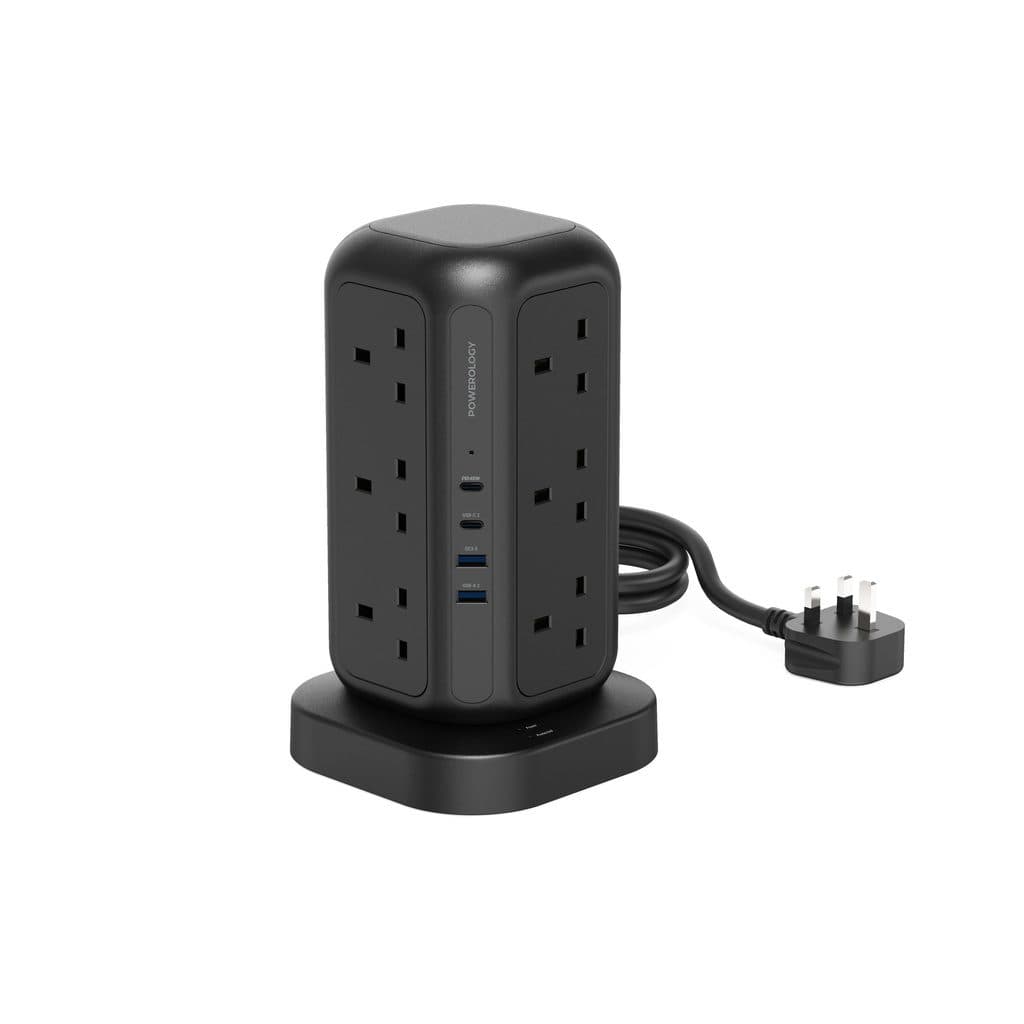 چندراهی برق پاورولوژی 12 سوکت Multi-Port Tower Hub