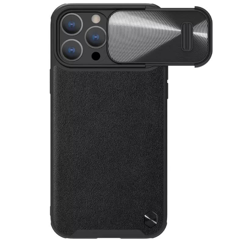 قاب نیلکین camshield leather s گوشی آیفون 14pro