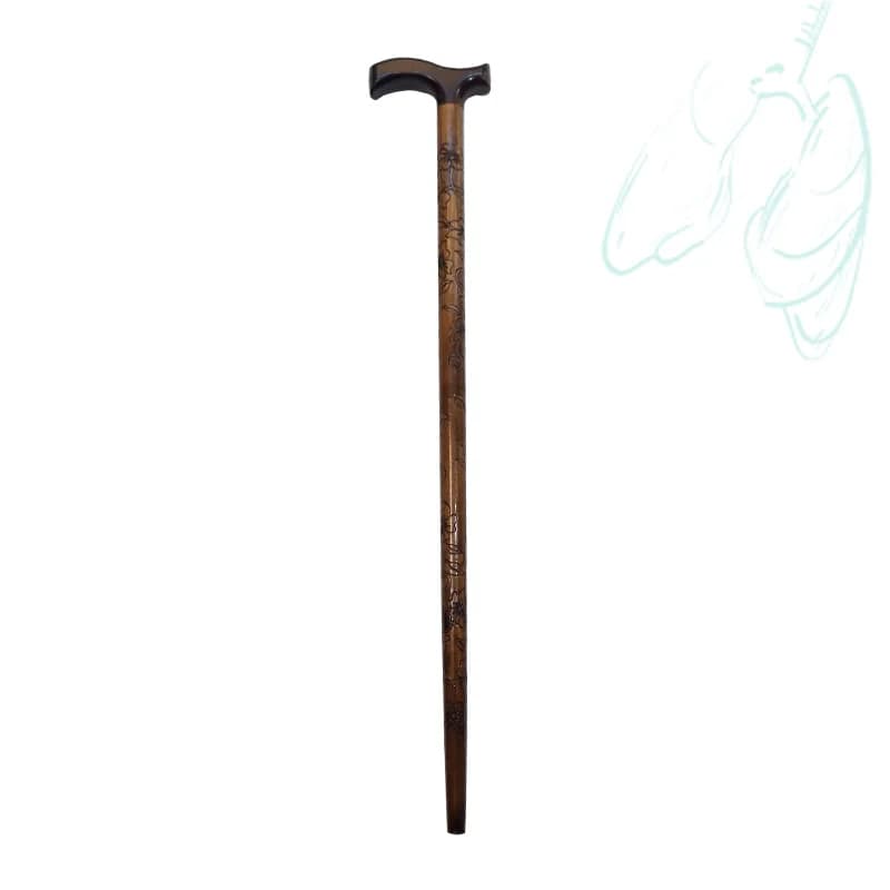 عصای چوبی طرح نقش و نگار کد 103