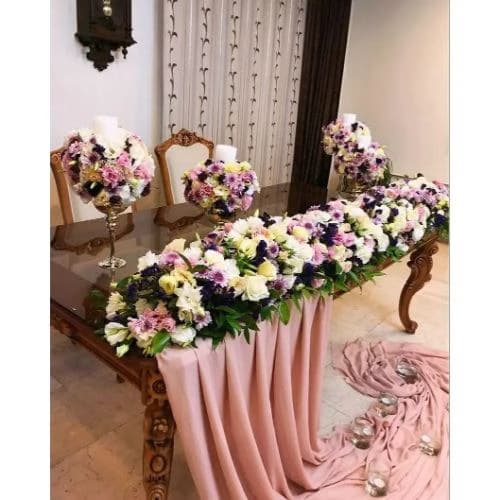 تزیین میز بله برون ساده در منزل 5102
