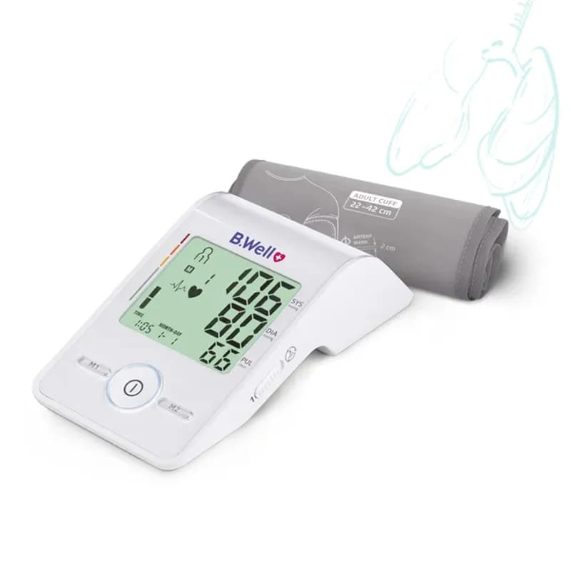 دستگاه فشارسنج بی ول (B.Well) مدل MED-55 دیجیتالی بازویی + آداپتور