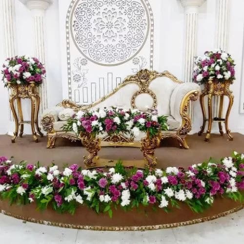 گل آرایی میز بله برون 5079