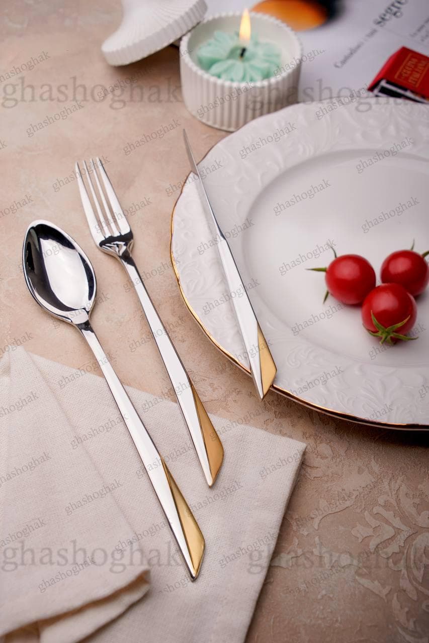 سرویس قاشق چنگال مدل 747G برند فیلیکس