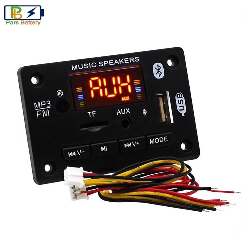 ماژول پخش کننده MP3 PLAYER پنلی بلوتوثی مدل JQ-D106BT