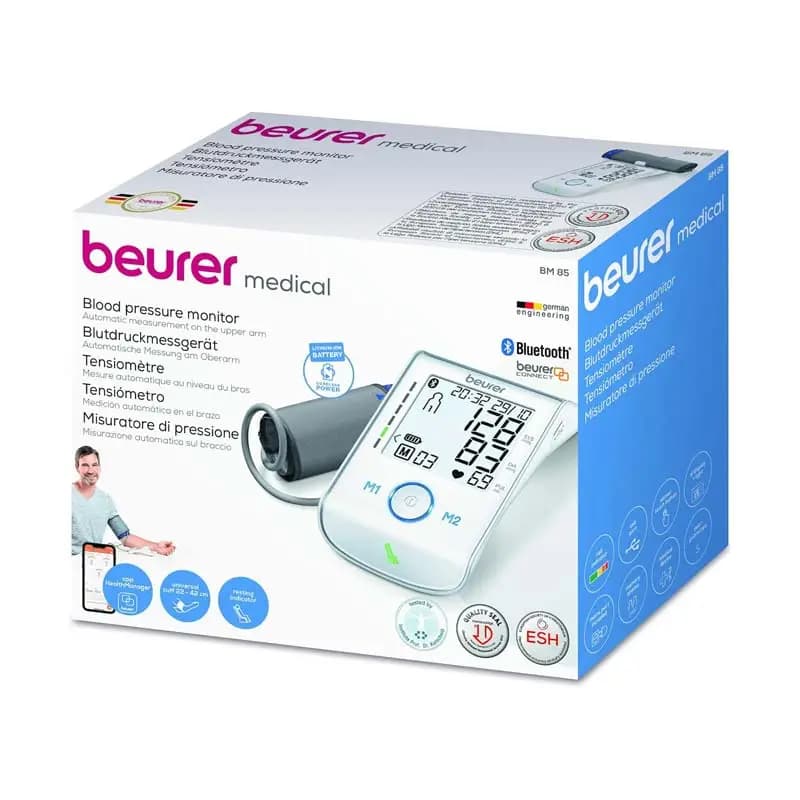 دستگاه فشارسنج دیجیتال بازویی بیورر مدل BM85 — تصویر ۵
