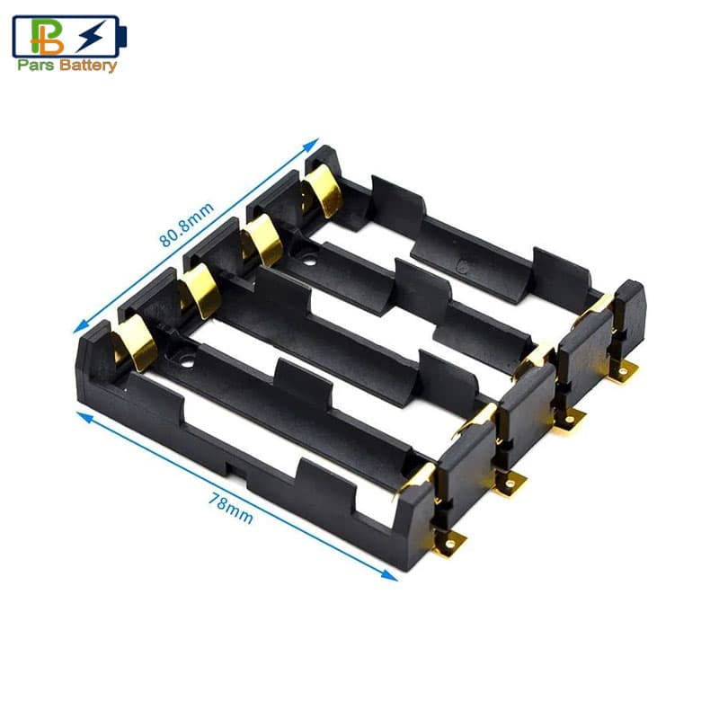 جاباتری چهار تایی SMD باتری های لیتیوم یون سایز 18650