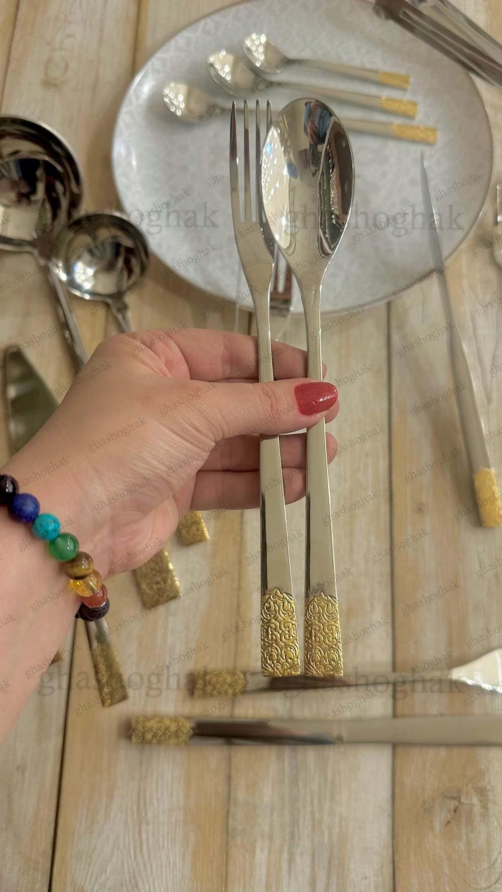 سرویس قاشق چنگال ۱۵۵ پارچه ۳۰ نفره برند بارونیا-685G