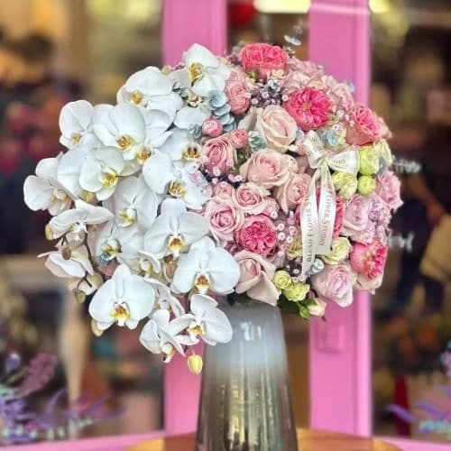 جام گل تبریک برای غرفه سازی در نمایشگاه شهرآفتاب 5384