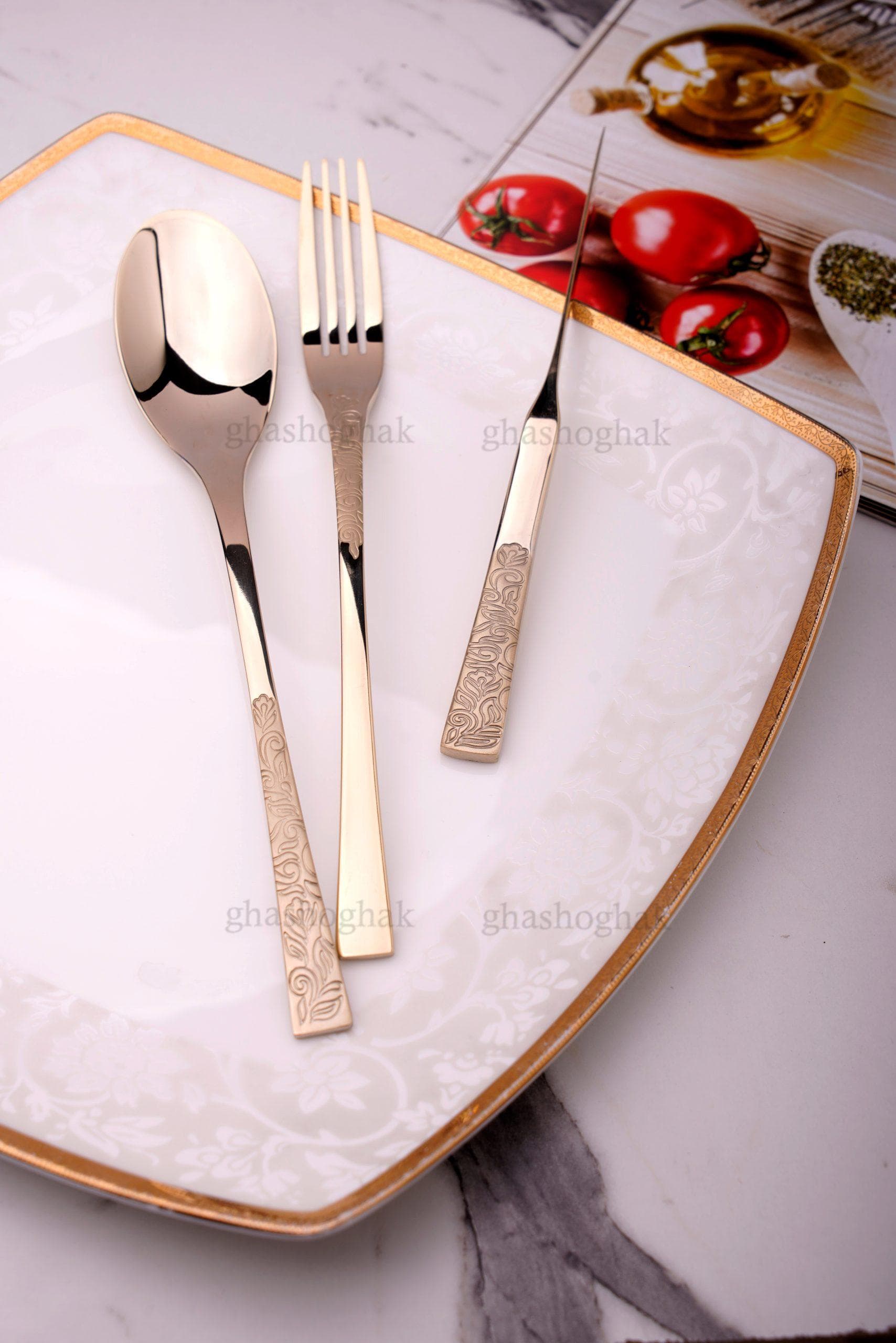 سرویس قاشق چنگال ۱۵۵ پارچه ۳۰ نفره برند ویکتوریا-8833SW