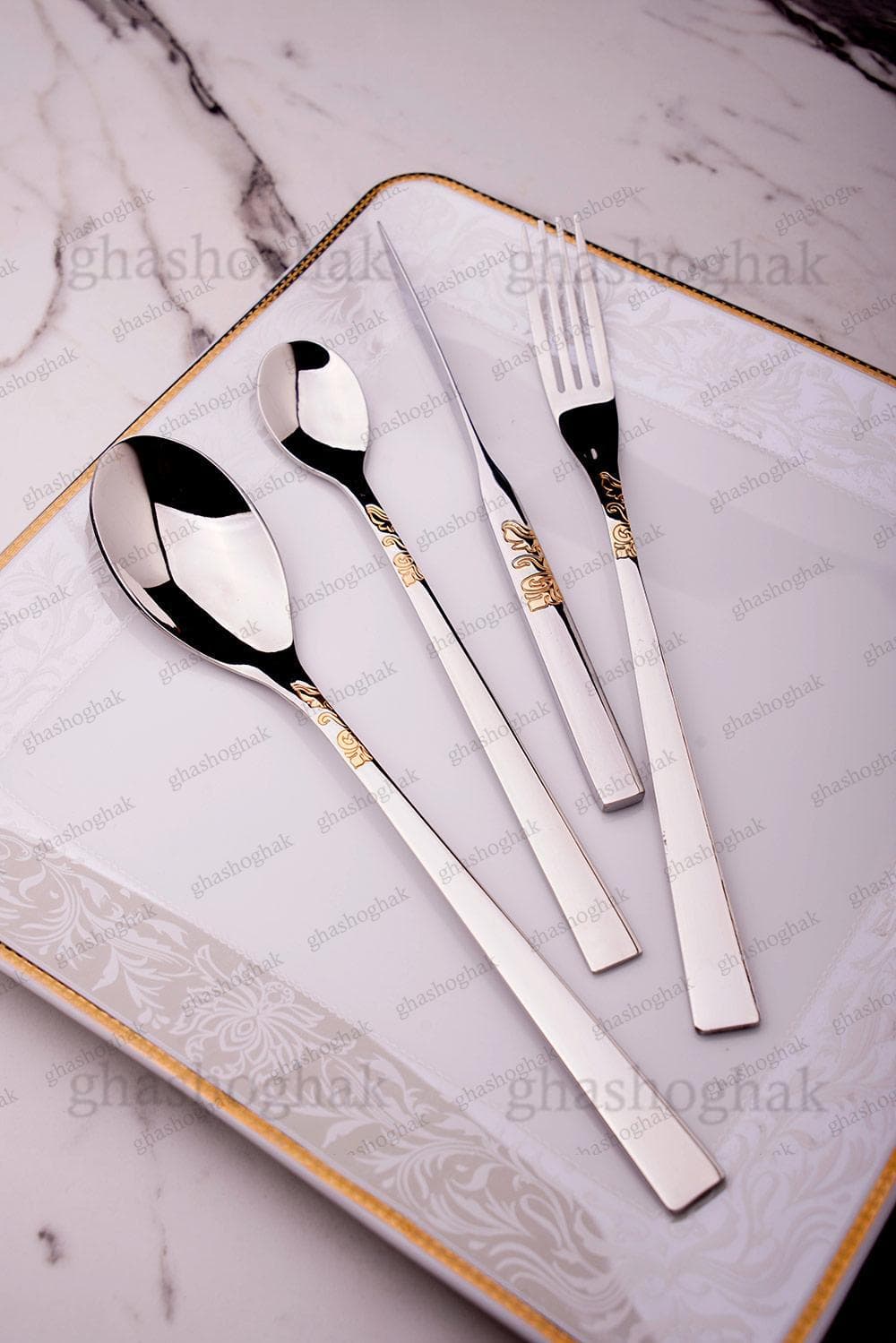 سرویس قاشق چنگال ۱۵۵ پارچه ۳۰ نفره برند بارونیا-‎ 676G