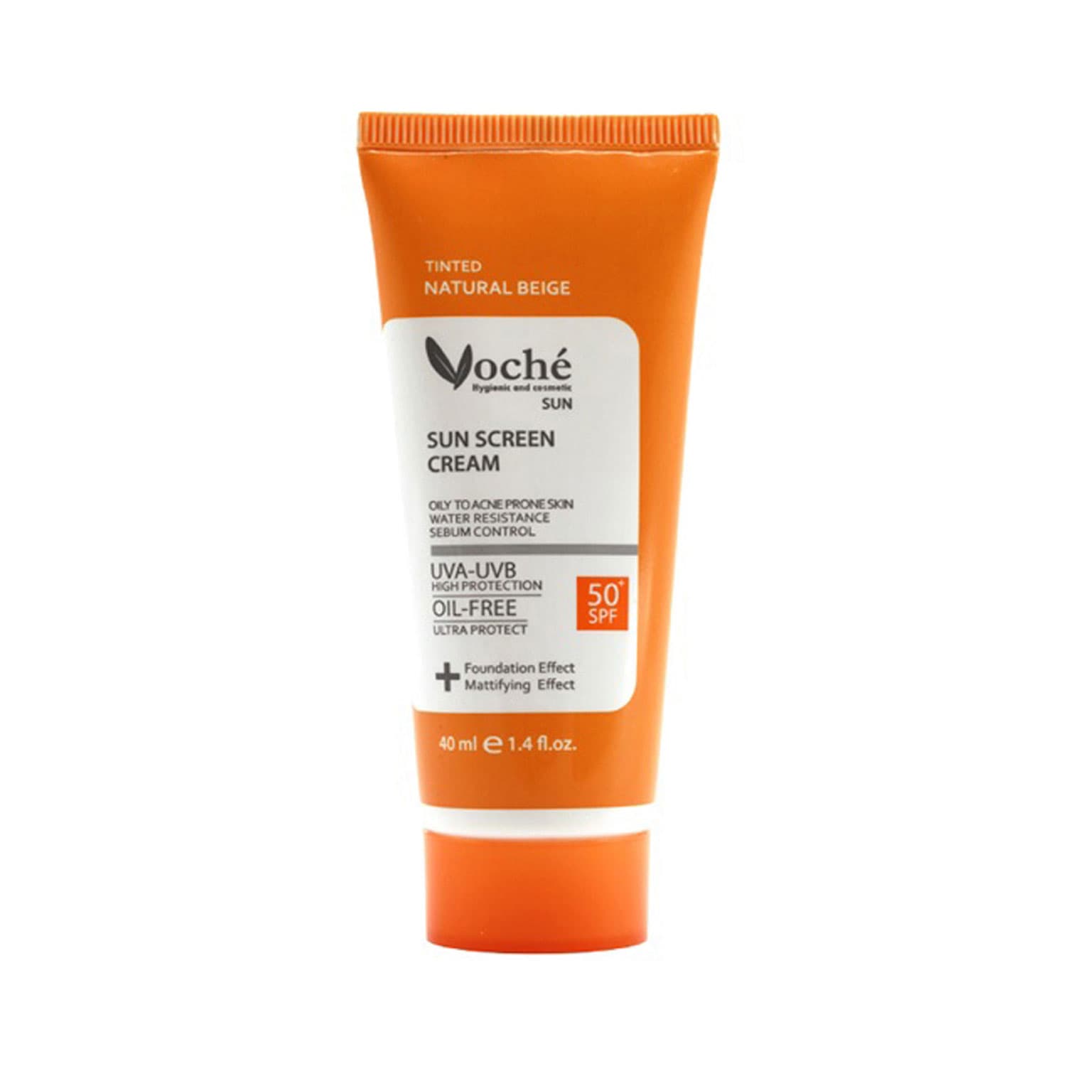 کرم ضدآفتاب رنگی وچه SPF50 حجم 40 میلی‌لیتر