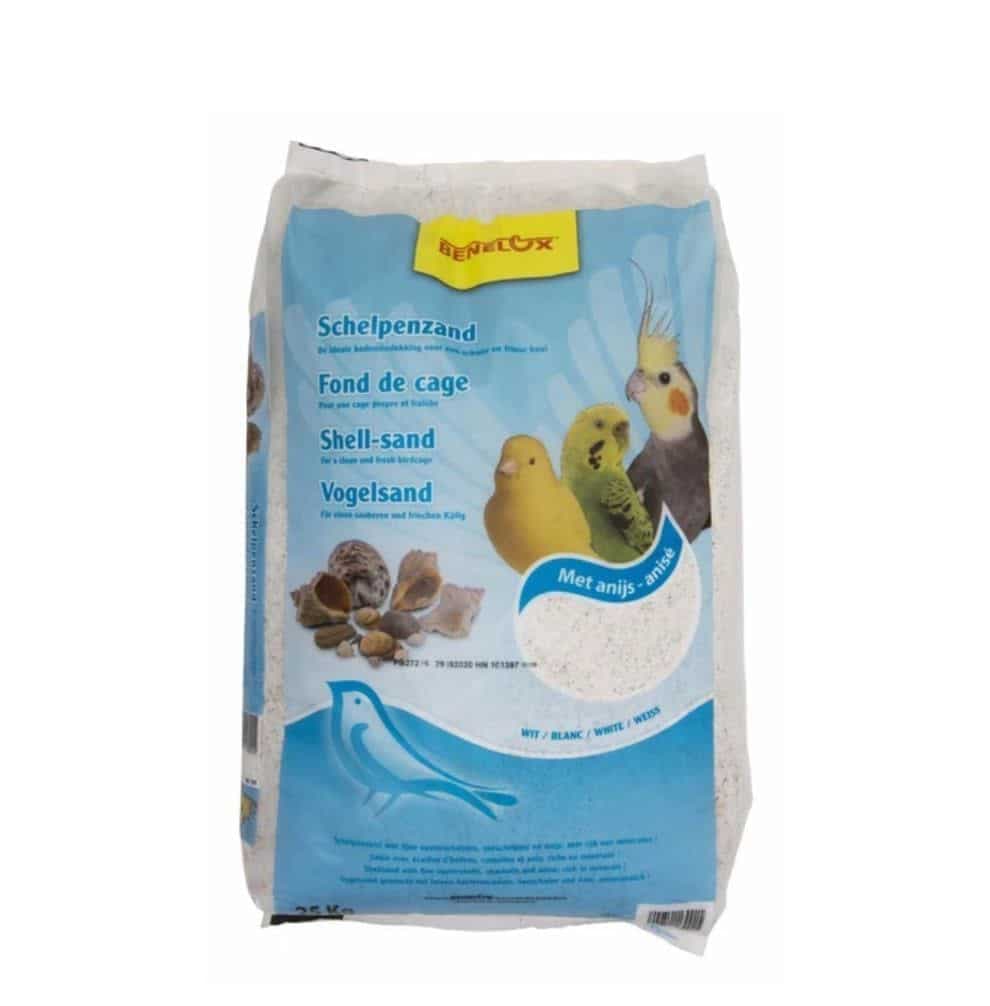 شن و ماسه مخصوص پرندگان بنلوکس SHELL AND SAND BENELUX
