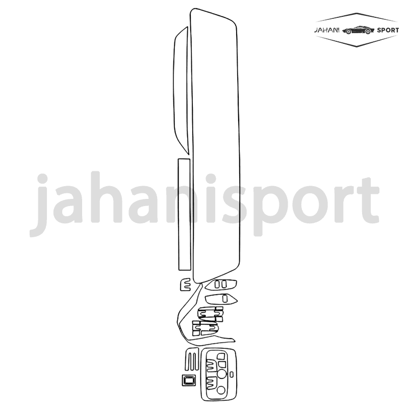 محافظ خودترمیم کابین آریزو 8 وارداتی ARRIZO 8 (190 میکرون) فول پک — تصویر ۳