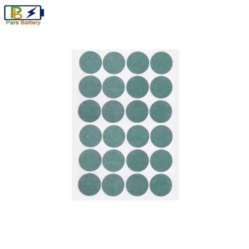 عایق باتری پلاریته تو پُر پشت چسب دار 18650-ورق 120 عدد