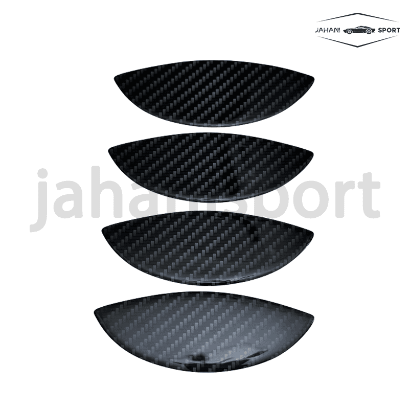 محافظ زیر دستگیره 4 عددی ژله ای 207 طرح کربن