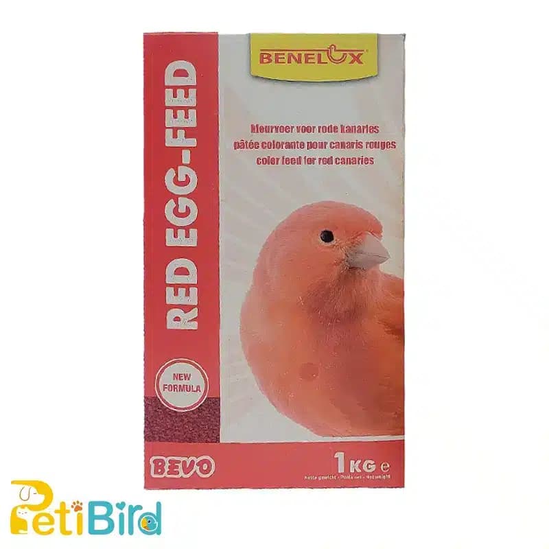 غذای تخم‌مرغی قرمز قناری بنلوکس | BENELUX RED EGG-FEED