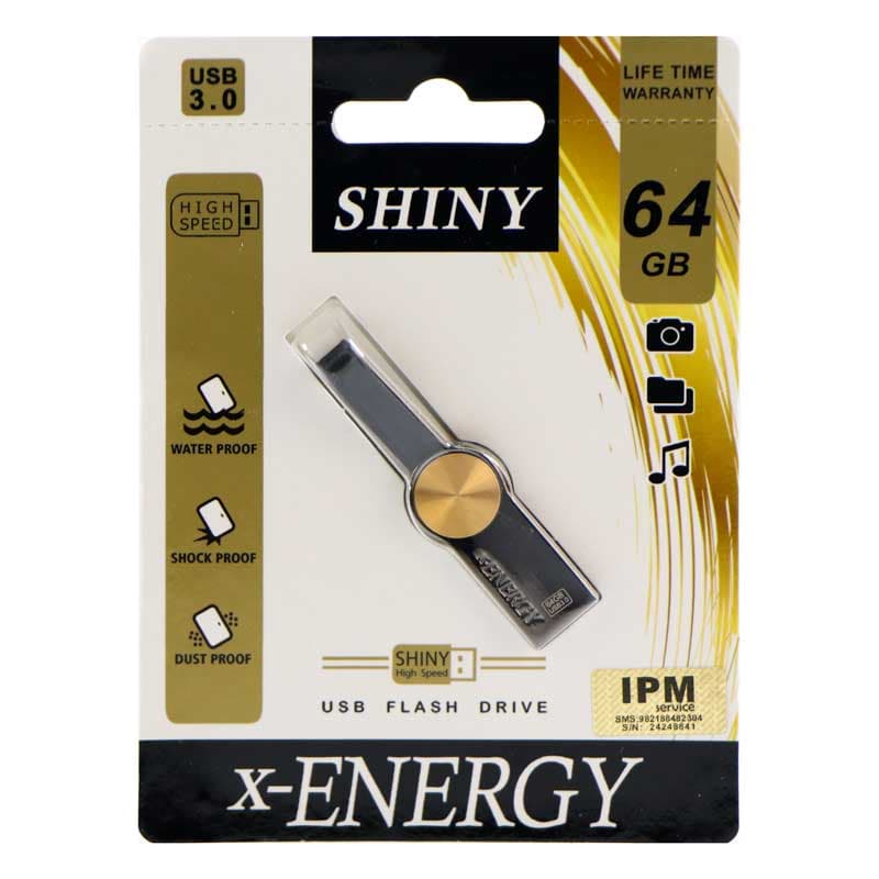 فلش 64 گیگ ایکس-انرژی X-Energy Shiny USB3.0