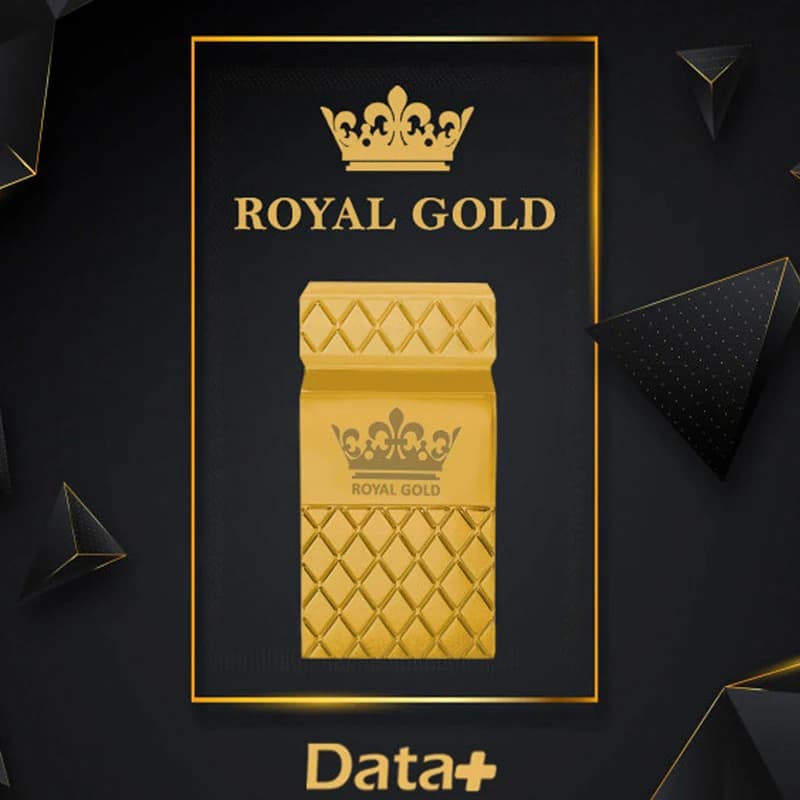فلش 32 گیگ دیتا پلاس Data+ Royal Gold — تصویر ۵