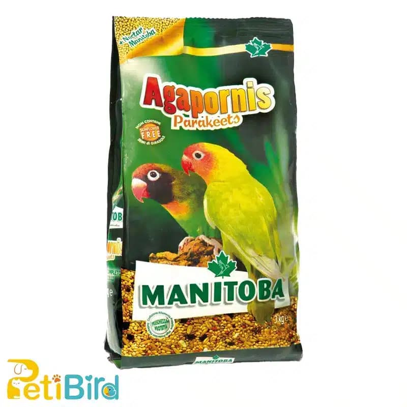 دان مخلوط منیتوبا آگاپورنیس با پلت | MANITOBA 1KG