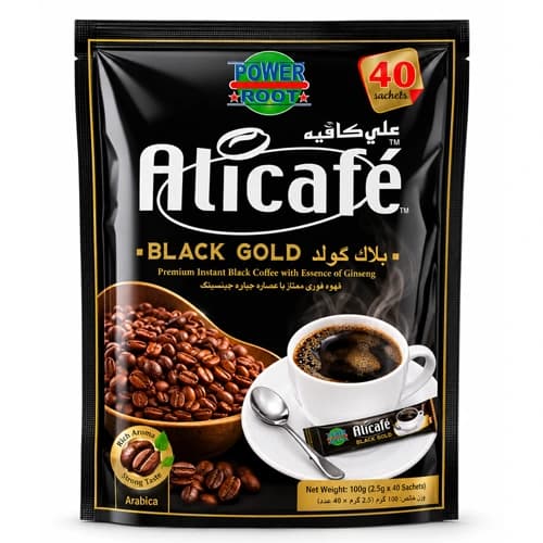 قهوه فوری علی کافه اورجینال 40 عددی | Alicafe Classic 40 sachets