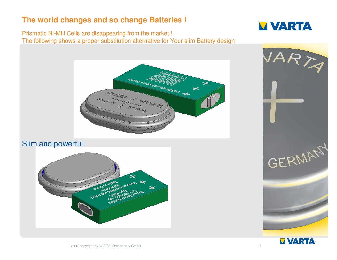 باتری سکه ای بکاپ وارتا 1.2 ولت 600 میلی آمپر varta v600 — تصویر ۶
