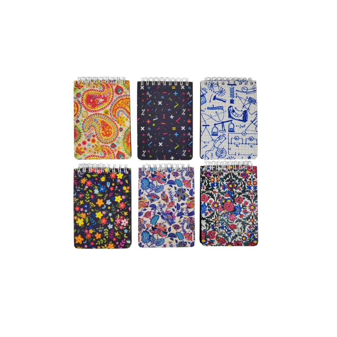 دفترچه یادداشت جلد نرم پارچه ای 8*12