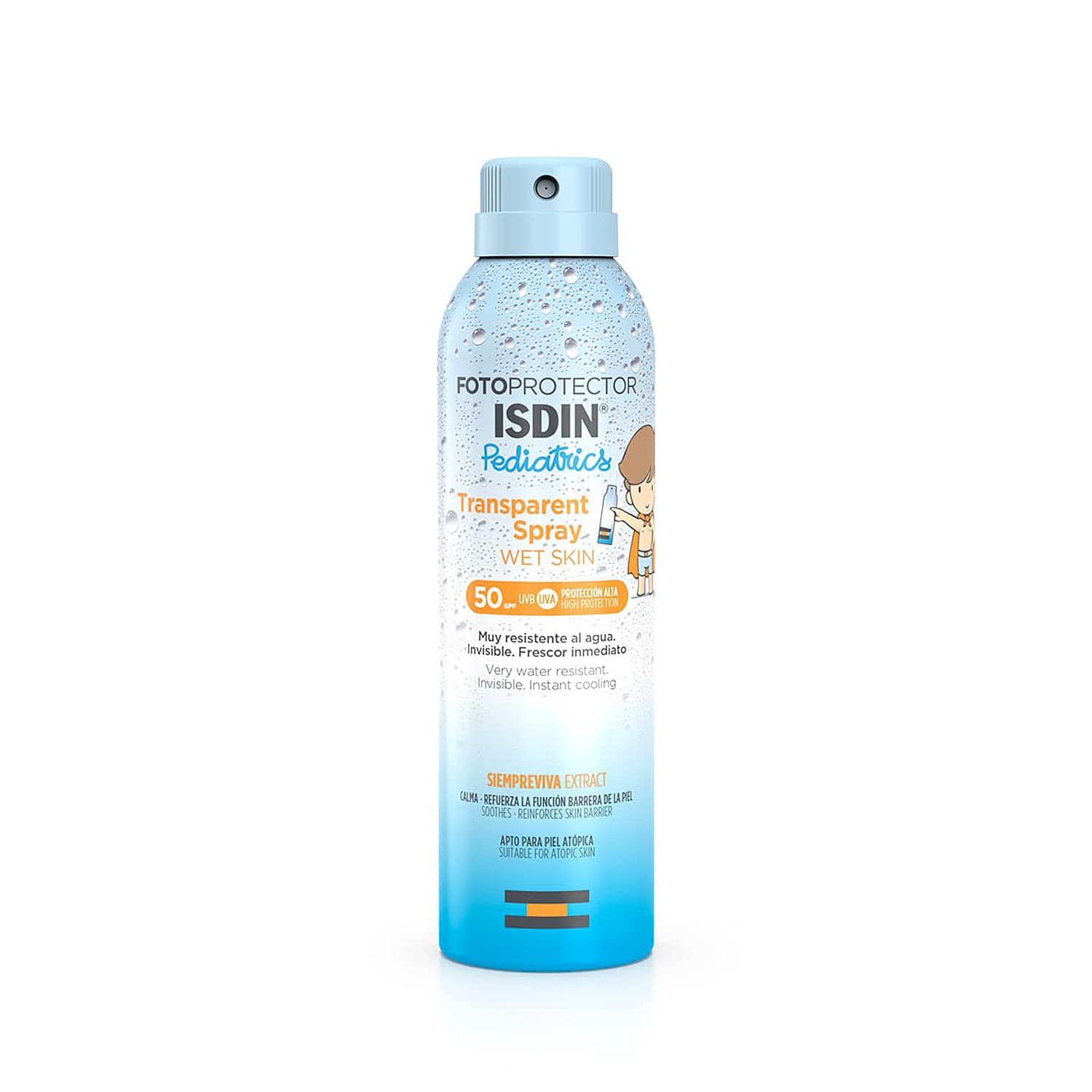 کرم ضد آفتاب کودکان ضد آب ترنسپرنت اسپری ویت اسکین SPF 50 ایزدین