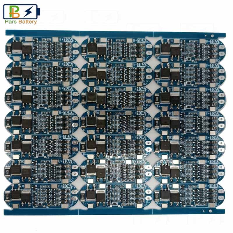 ماژول BMS محافظ شارژ باتری لیتیومی 3 سل 10 آمپر — تصویر ۲