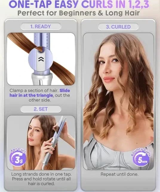 حالت دهنده مو شیگلم Cool Lock Airflow سایز 25 میلی‌متر | اتو و فرکننده مو — تصویر ۵